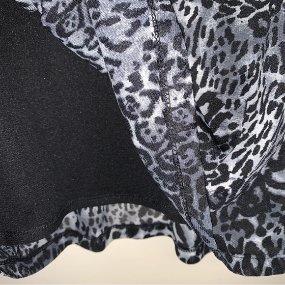 🆕 Leopard Shirt Women’s XXL 20 Animal Cheetah Print Top Blouse Flowy Loose Fit - Picture 8 of 10